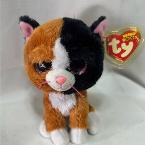 Ty Beanie Boo Calico Cat Plush Toy